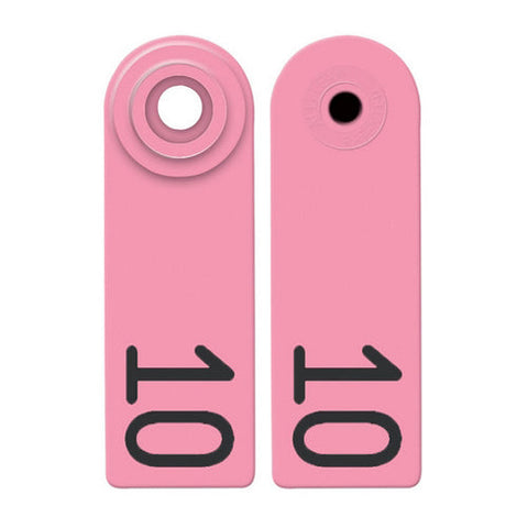 Allflex, Allflex Global Sheep & Goat Numbered Tags 1-25 Pink, 1 Count