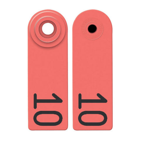 Allflex, Allflex Global Sheep & Goat Numbered Tags 1-25 Red, 1 Count