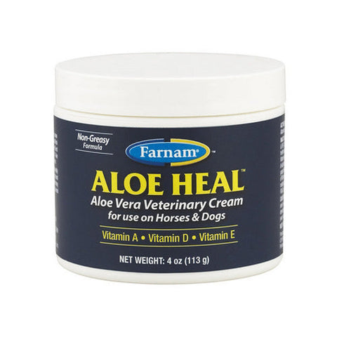 Farnam, Aloe Heal Veterinary Cream for Horses & Dogs, 4 Oz