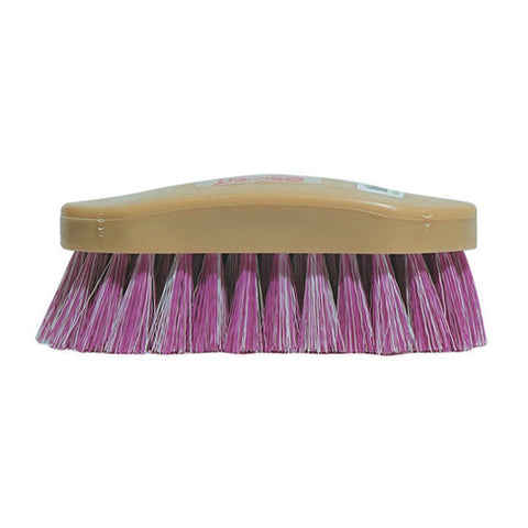 The Pony Brush - 1-1/2" (soft) Raspberry/White 1 Count by Grip-Fit