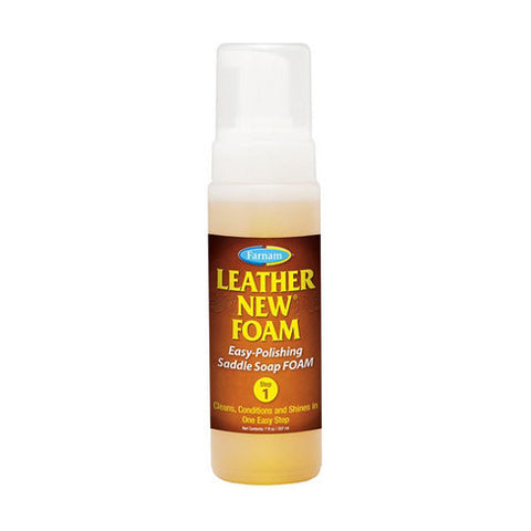 Farnam, Leather New Foam Cleaner, 7 Oz