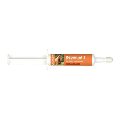 Oralx, Rebound-3 Probiotic Horse Supplement, 34 Grams