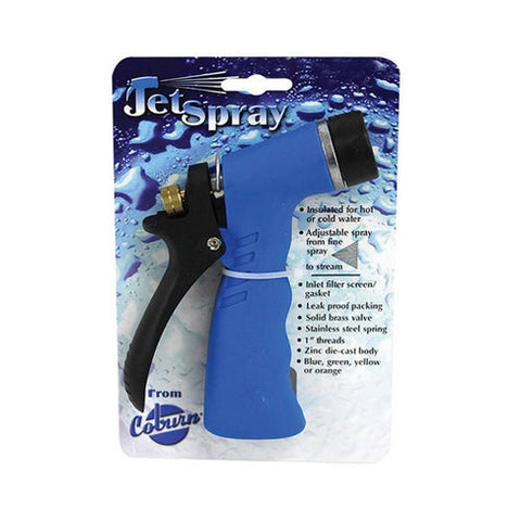 Coburn, JetSpray Pistol-Grip Nozzle Blue, 1 Each