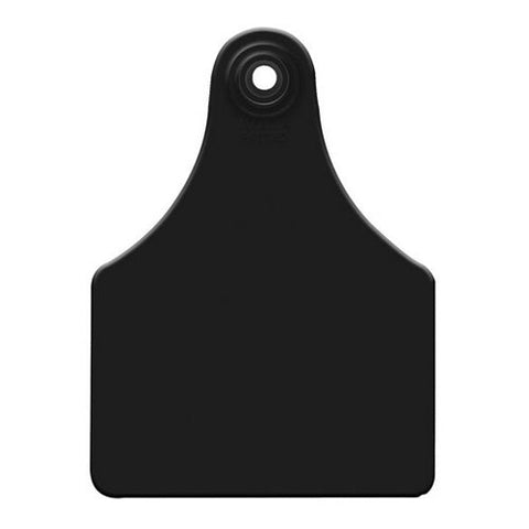Allflex, Allflex Global Large Blank Tags Black 25's, 1 Count