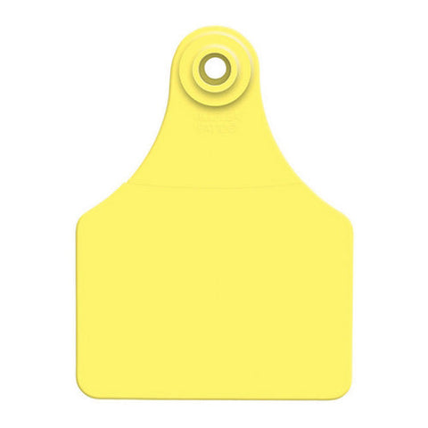 Allflex, Allflex Global Large Blank Tags Yellow 25's, 1 Count