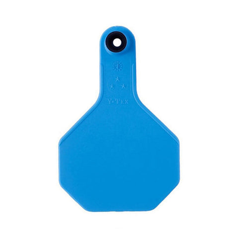 Y-Tex, Y-Tex 3-Star Medium Blank All-American Ear Tags Blue 25's, 1 Count