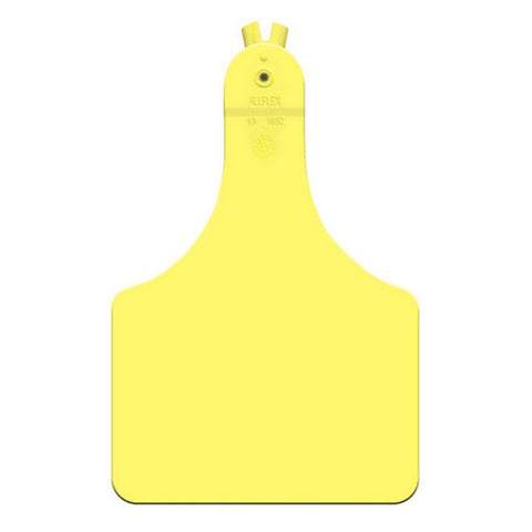 Allflex, ATag Blank Cow ID Ear Tags Yellow 25's, 1 Count