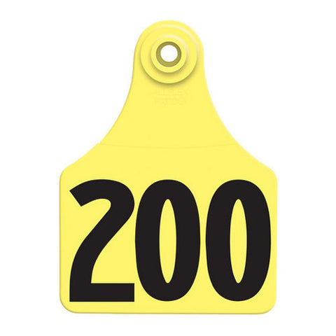 Allflex, Allflex Global Large Numbered Tags 176-200 Yellow, 1 Count