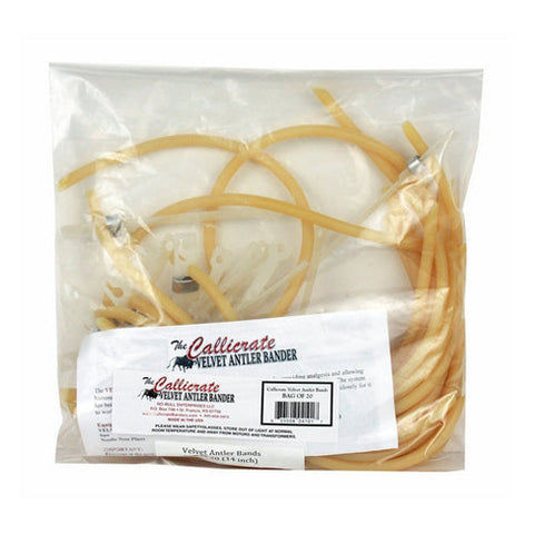Callicrate, Callicrate Velvet Antler Bander Replacement Bands, 20 Count