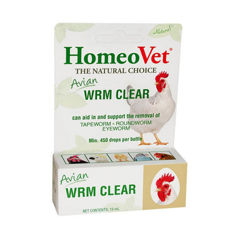Homeovet, Avian Wrm Clear, 15 Ml