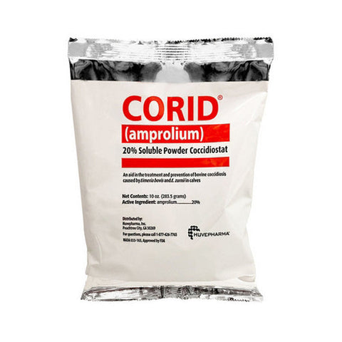 Huvepharma, CORID 20% Soluble Powder, 10 Oz