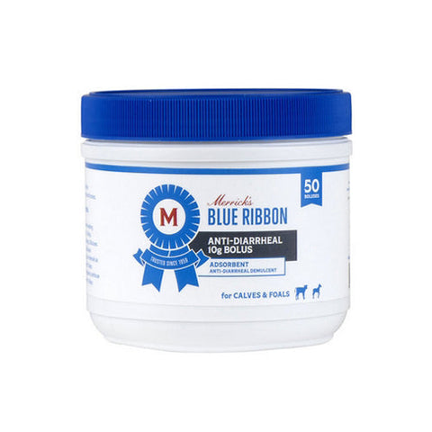 Merrick, Blue Ribbon Anti-Diarrheal Boluses Calf/Foal, 50 Count