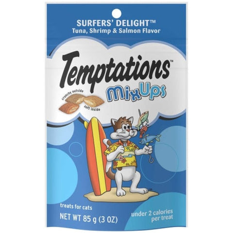 Pedigree, Whiskas Temptations Surfers' Delight (Tuna/Shrimp/Salmon), 3 Oz