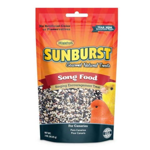 Higgins, Higgins SunBurst Gourmet Song Food, 3 Oz