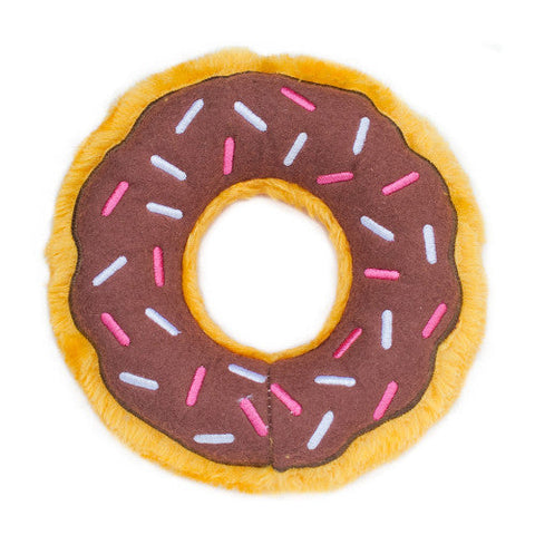 ZippyPaws, ZippyPaws Donutz Dog Toy, Chocolate, 1 Each/Medium