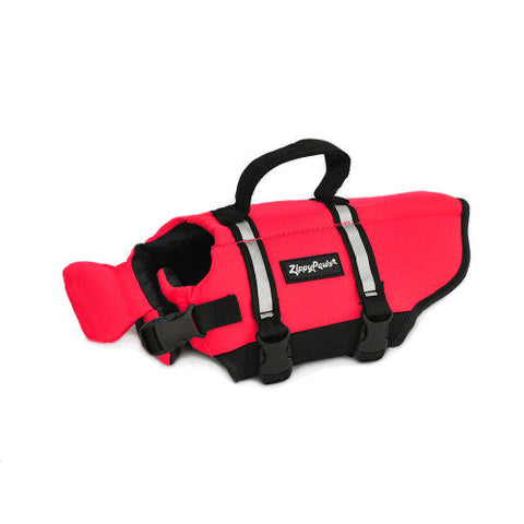 ZippyPaws, ZippyPaws Adventure Dog Life Jacket, Red, 1 Each/XXS