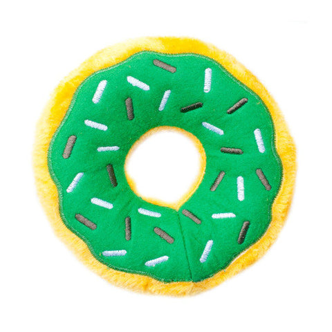 ZippyPaws, ZippyPaws Donutz Dog Toy, Mint Chip, 1 Each/Medium