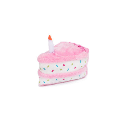 ZippyPaws, ZippyPaws Birthday Cake Dog Toy, Pink, 1 Each/Medium