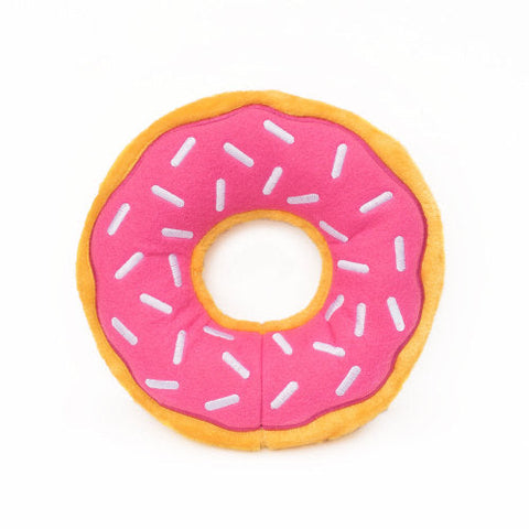 ZippyPaws, ZippyPaws Donutz Dog Toy, Strawberry Jumbo, 1 Each/XL