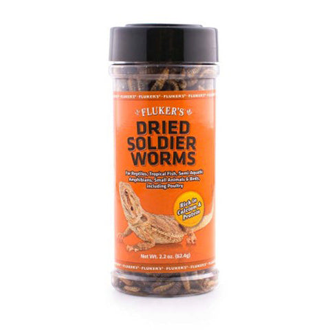 Fluker's, Fluker's Dried Soldier Worms, 1 Each/2.2 Oz