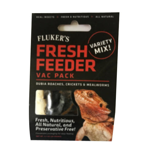 Fluker's, Fluker's Fresh Feeder Vac Pack, Variety Mix, 1 Each/.7 Oz