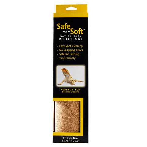 Caribsea, CaribSea Safe-n-Soft Reptile Mat, Brown, 1ea/20 Gallon