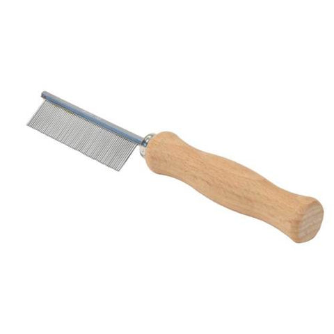 Safari, Safari Dog Flea Comb with Wooden Handle, 1 Each/6.5 In X 1 in