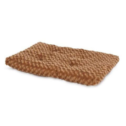 Petmate, Petmate Plush Kennel Dog Mat, Tobacco Brown, 1 Each/20 in X 14 in