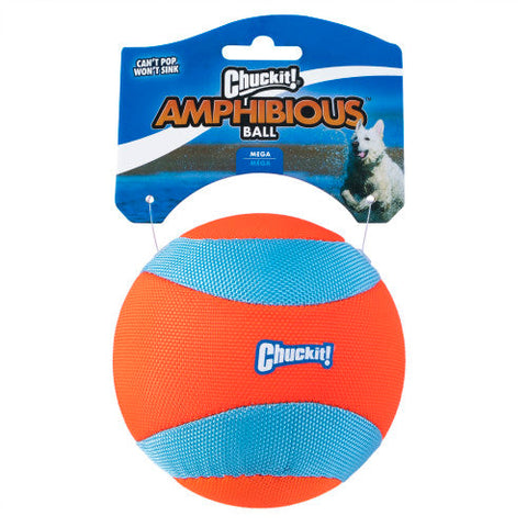 Chuckit!, Chuckit! Mega Amphibious Ball Dog Toy, 1 Each/Large