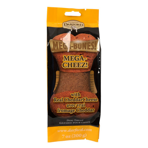 Darford, Darford Mega Bone Dog Treat Cheez, Regular, Cheez, 1 Each/7 Oz