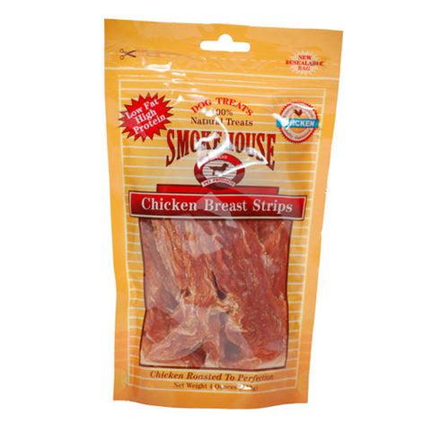Smokehouse, Smokehouse Chicken Breast Strips Dog Treat, 1 Each/4 Oz