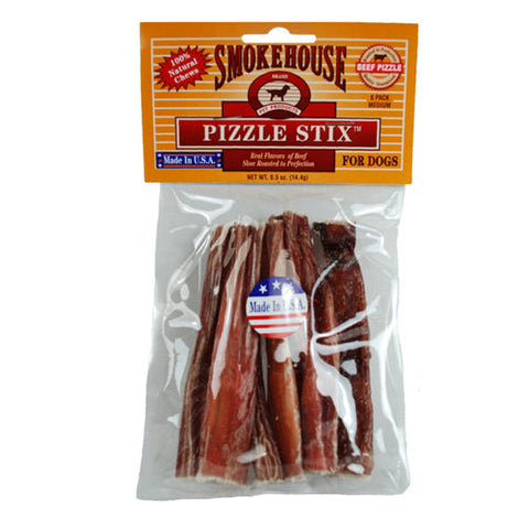 Smokehouse, Smokehouse USA Made Beefy Sticks Dog Treats, 1 Each/4 in, 6 Pack