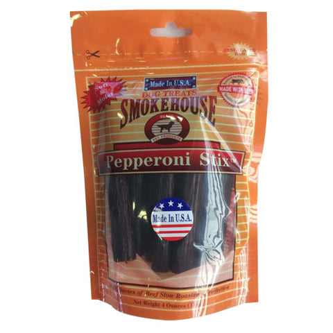 Smokehouse, Smokehouse USA Made Pepperoni Stix Dog Treats, 1 Each/4 Oz