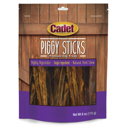 Cadet, Cadet Butcher Treats Piggy Sticks for Dogs, Sticks, 1 Each/6 Oz