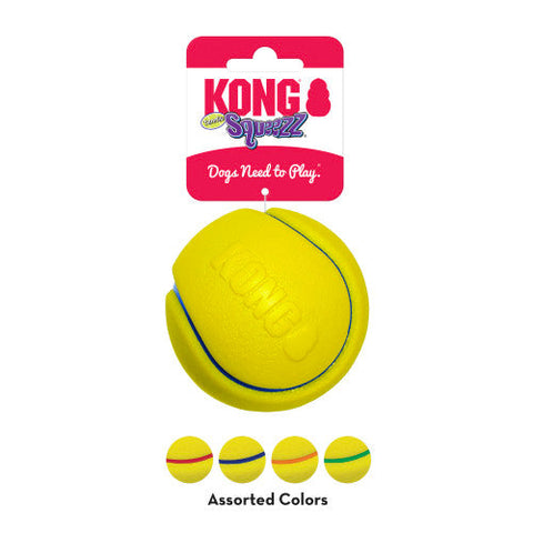 Kong, KONG Squeezz Tennis Ball Dog Toy, 1 Each/Large