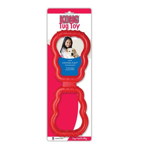Kong, KONG Tug Toy With Control-Flex Dog Toy, Red, 1 Each/Small
