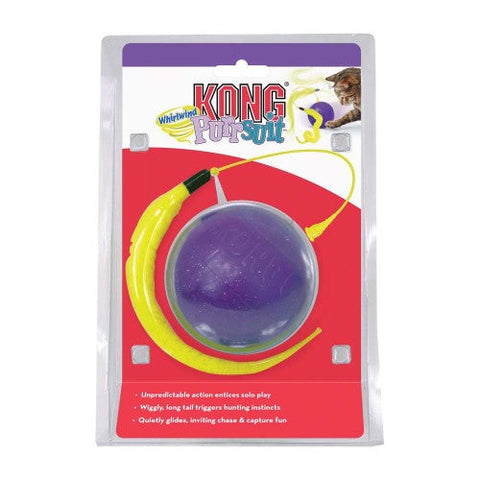 Kong, KONG Purrsuit Whirlwind Cat Toy, Purple, 1 Each/One Size