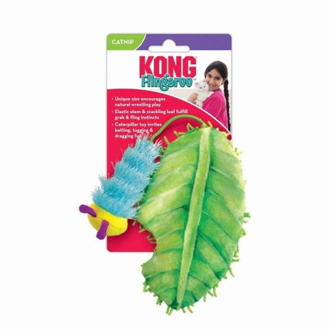 Kong, KONG Flingaroo CATerpillar Catnip Toy, Multi-Color, 1 Each/One Size