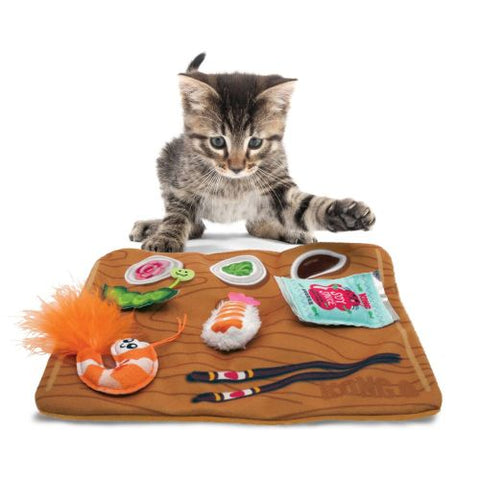 Kong, KONG Pull-A-Partz Sushi Cat Toy, 1 Each/One Size