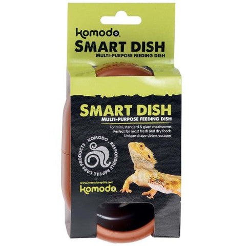 Komodo, Komodo Smart Dish Multi-Purpose Feeding Dish, Brown, 1 Each/5 in