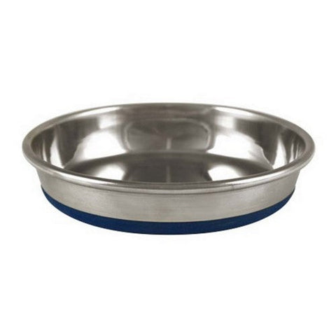 OurPets, OurPets Premium Rubber Bonded Stainless Steel Cat Bowl, Silver, 1 Each/12 Oz