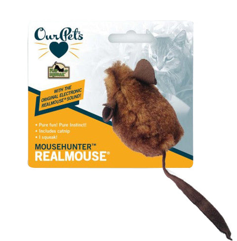 OurPets, OurPets Mouse Hunter Cat Toy, Chocolate, 1 Each/One Size