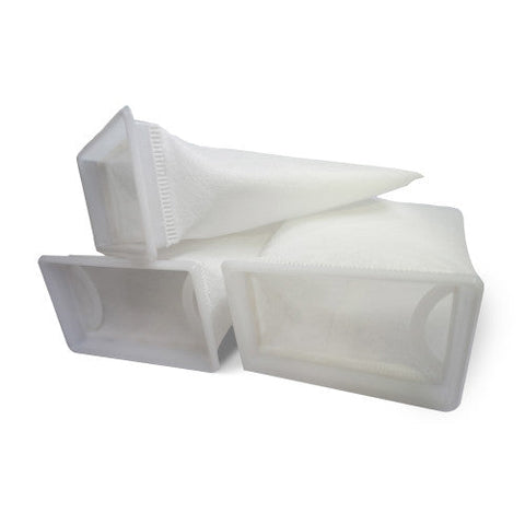Eshopps, Eshopps Rectangle Filter Sock, White, 1 Each/3 Pack