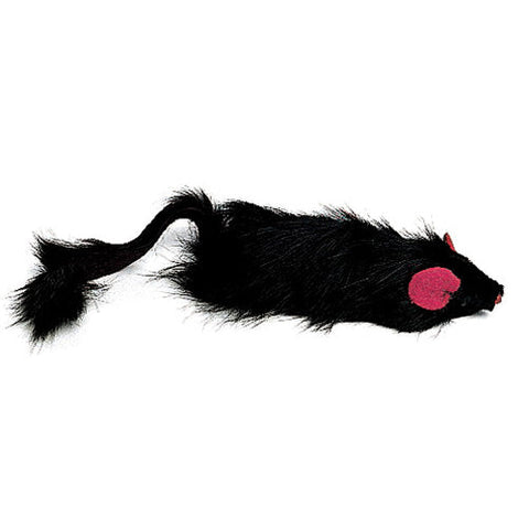 Spot, Spot Shaggy Plush Ferret Rattle & Catnip Cat Toy, Black, 1 Each/11 in, Large