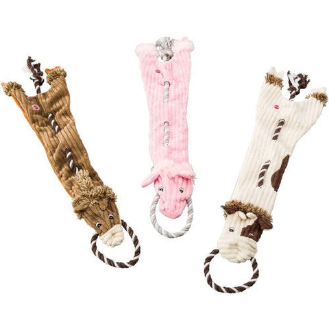 Skinneeez, Skinneeez Tugs Dog Toy Barnyard, Assorted, 1 Each/23 in
