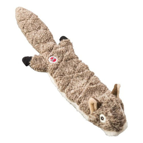 Skinneeez, Skinneeez Extreme Quilted Dog Toy Squirrel, Gray, 1 Each/14 in