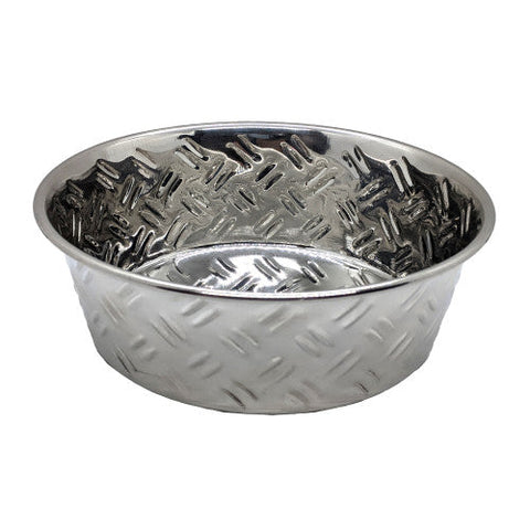 Spot, Spot Criss-Cross Stainless Steel No-Skid Dog Bowl, 1 Each/64 Oz