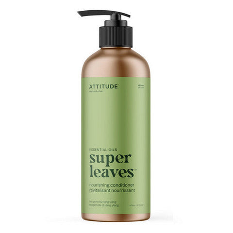 Attitude, Super Leaves Conditioner Nourishing Bergamot & Ylang Ylang, 16 Oz