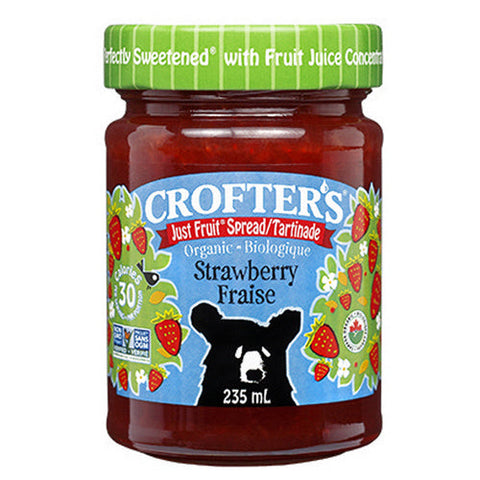 Crofter's, Organic Just Fruit Strawberry, 235 Ml