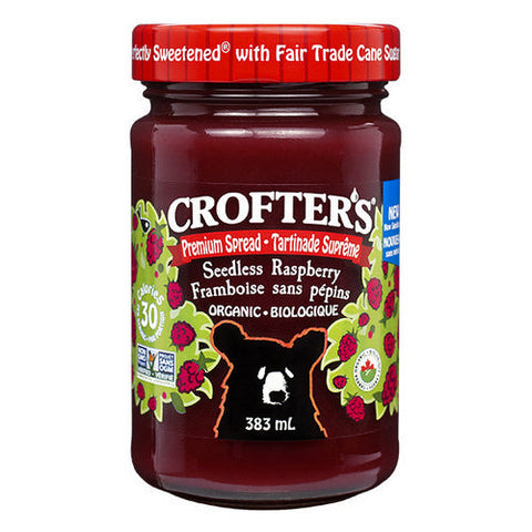 Crofter's, Organic Raspberry Spread, 383 Ml